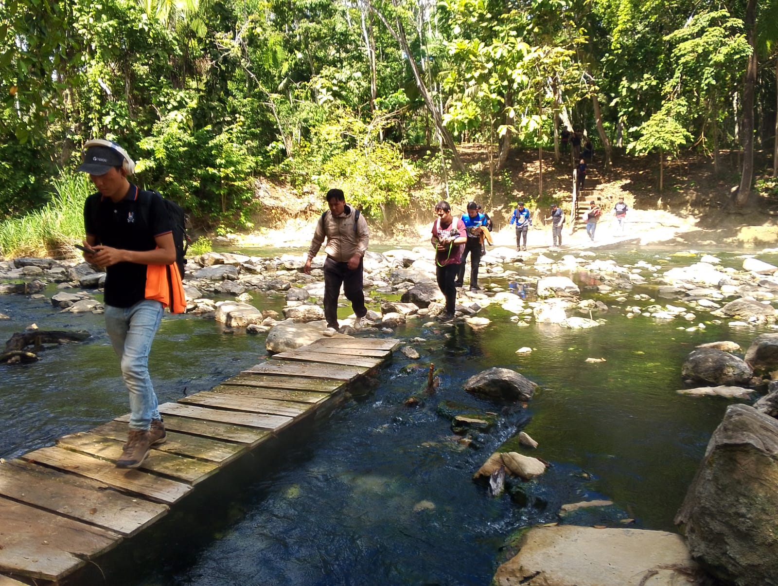 Ruta al rio hirviente